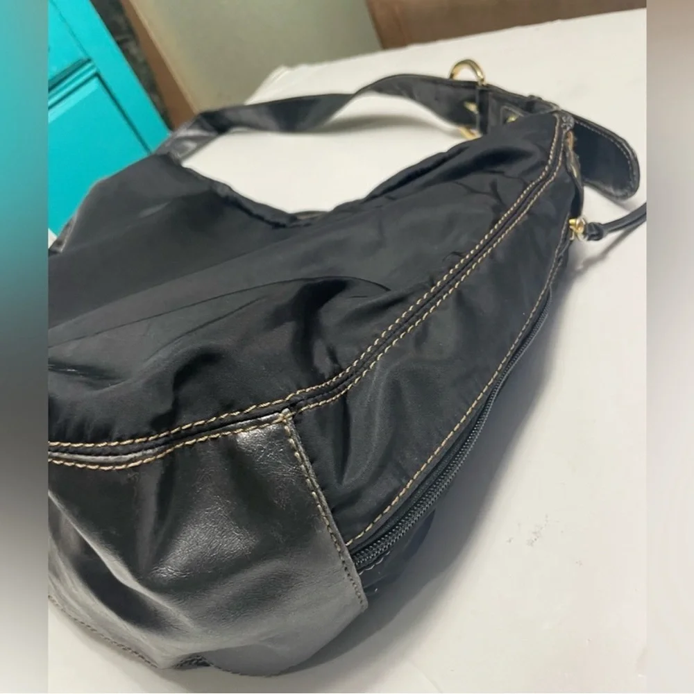 StorkSak Nylon Diaper Bag Black Emily Australia Nappy bag Stylish